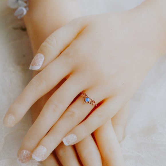 Gold Vermeil Tiara Ring for her 925 Sterling Silver Open Ring Crown Ring - Picture 11 of 11